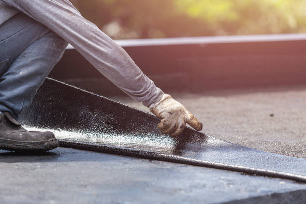 Professional Basement Waterproofing technician working in Royersford, PA